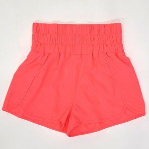 Running Wild Athletic Shorts in Neon Pink